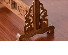 Load image into Gallery viewer, Bamboo Calligraphy Brush Holder With 12 HooksBamboo Brush Hanger Drawing Brush Holder,