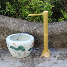 Load image into Gallery viewer, outdoor handmade bamboo fountain hight 30-40cm
