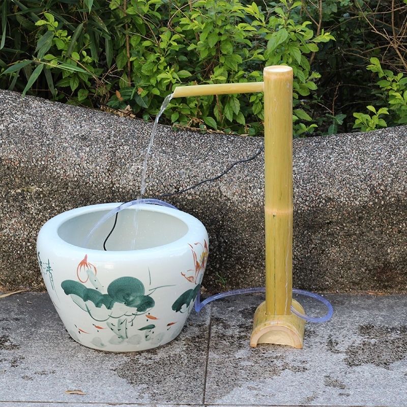 outdoor handmade bamboo fountain hight 30-40cm